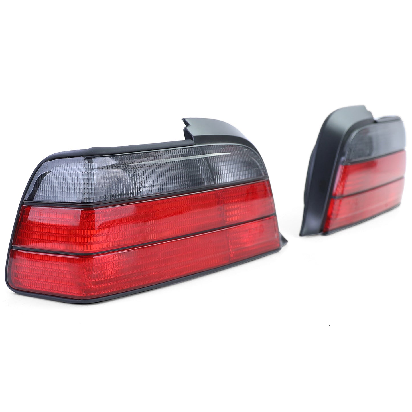 BMW E36 Smoked Red Tail Light Set Coupe + Cabrio (90-99)
