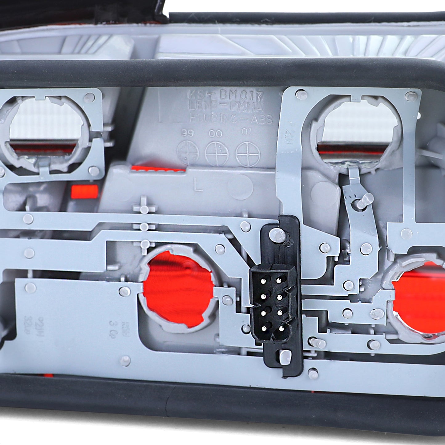 BMW E36 Smoked Red Tail Light Set Coupe + Cabrio (90-99)
