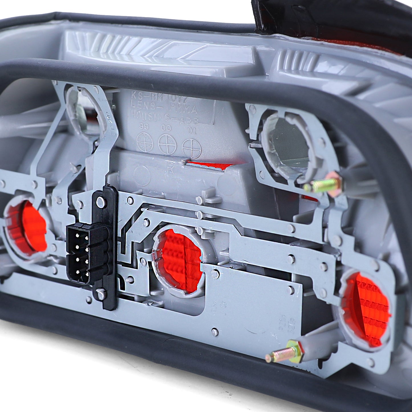 BMW E36 Smoked Red Tail Light Set Coupe + Cabrio (90-99)