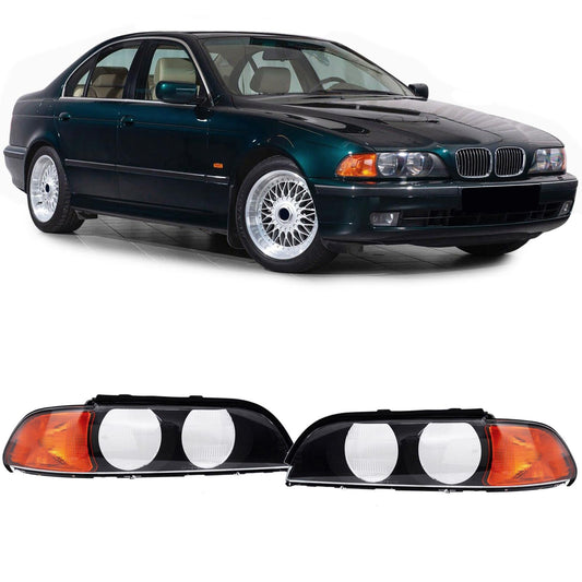 BMW E39 Halogen Headlight Replacement Lens Set (95-04)