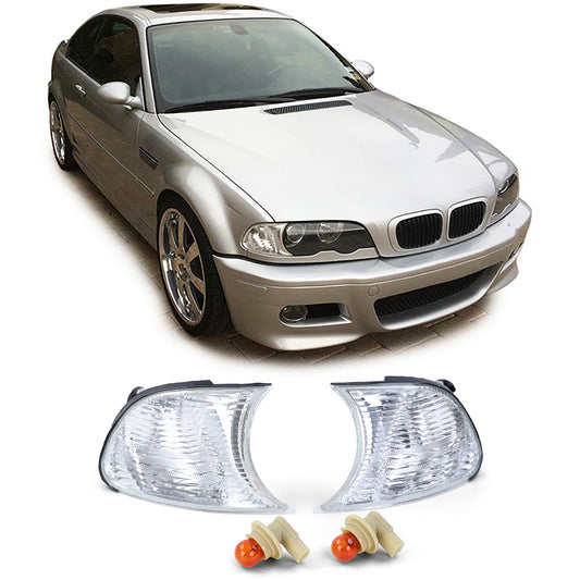 BMW E46 Clear Turn Signal Set Coupe + Cabrio (98-01)