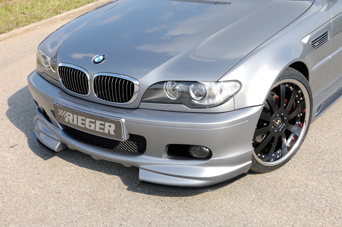 BMW E46 Front Bumper Lower Extension Rieger Tuning
