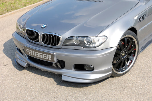 BMW E46 Front Bumper Lower Extension Rieger Tuning