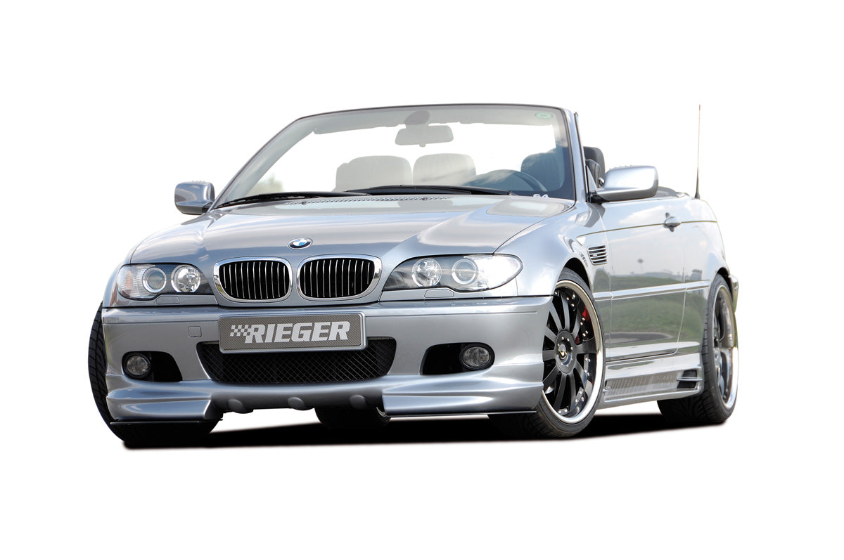BMW E46 Front Bumper Lower Extension Rieger Tuning