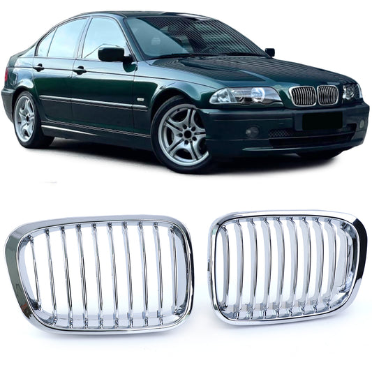 BMW E46 Front Grill Full Chrome (Pre-Facelift 98-01)