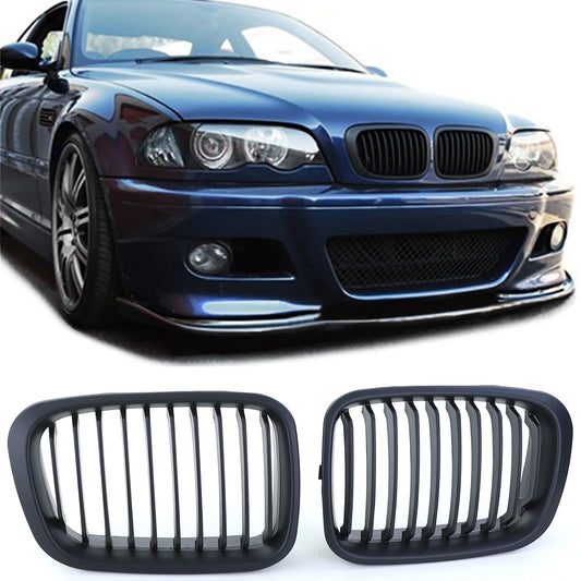 BMW E46 Front Grill Matt Black (Pre-Facelift 98-01)