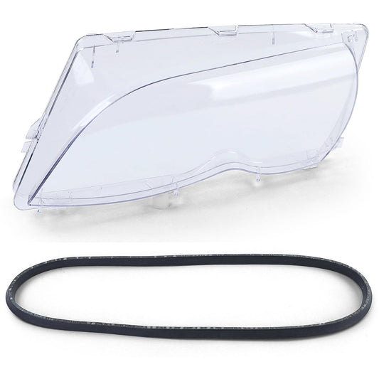 BMW E46 Left Headlight Replacement Lens (Facelift 01-05)