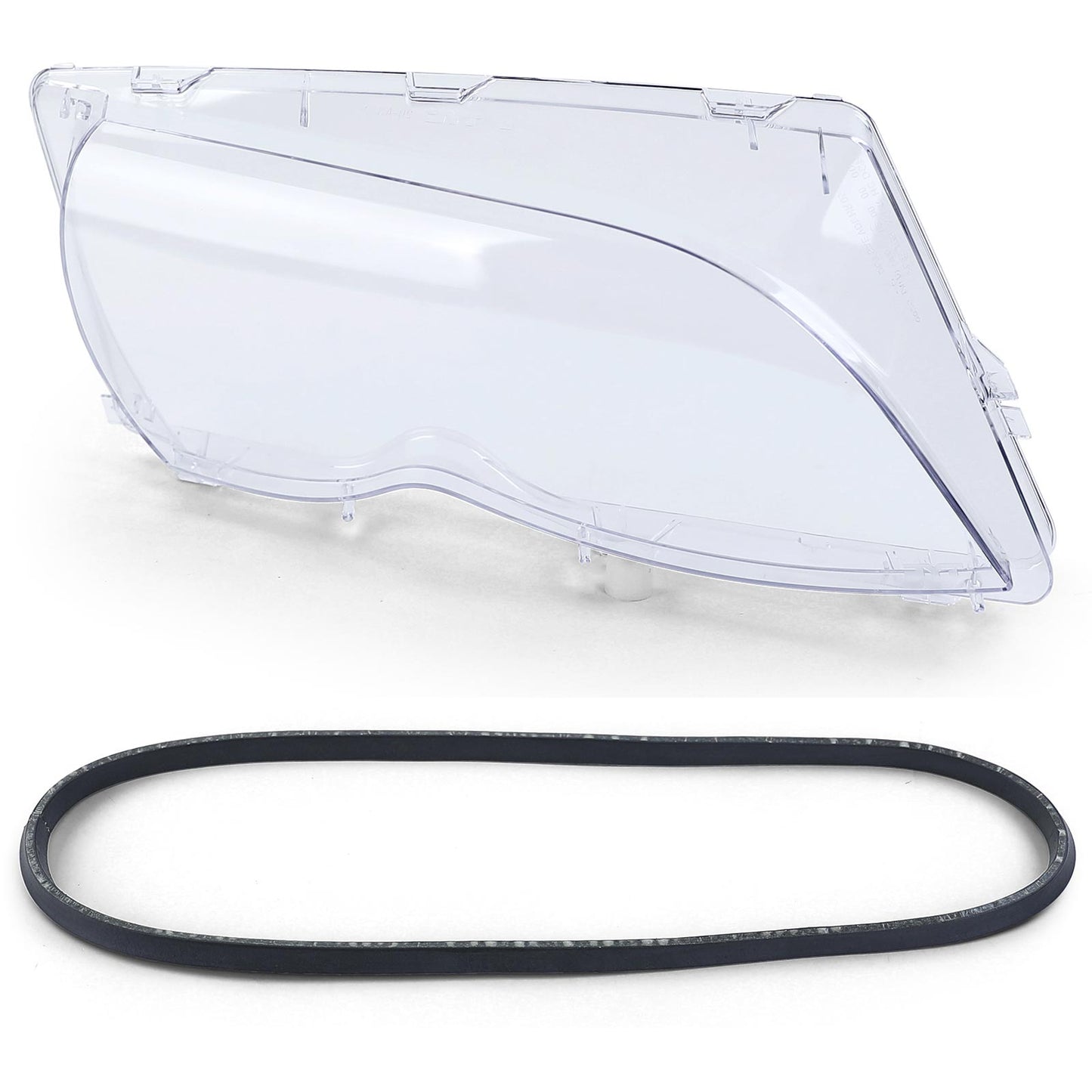 BMW E46  Right Headlight Replacement Lens (Facelift 01-05)