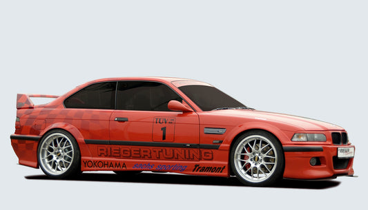 BMW E36 Side Skirt Set Coupe + Cabrio Rieger Tuning
