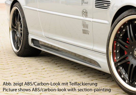 BMW E46 Side Skirt Set Rieger Tuning