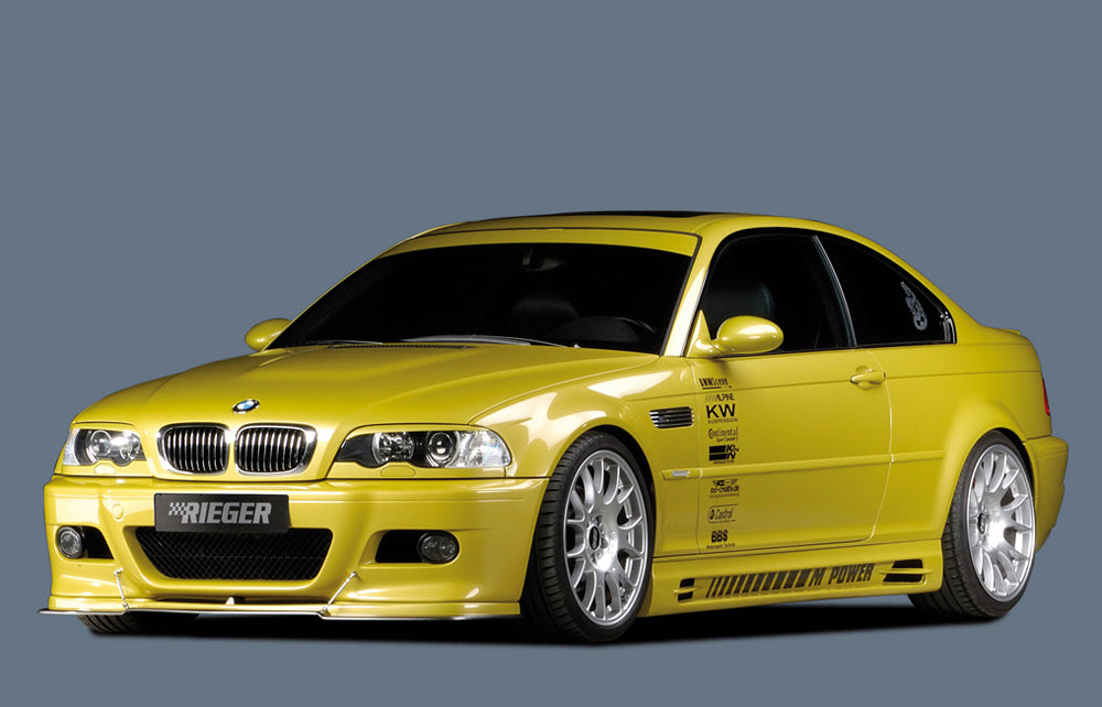 BMW E46 Side Skirt Set Rieger Tuning (Not For Touring)