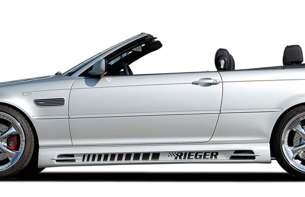 BMW E46 Side Skirt Set Rieger Tuning (Not For Touring)