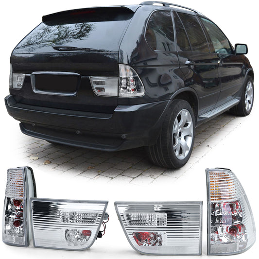 BMW E53 X5 Clear Tail Light Set (99-03)