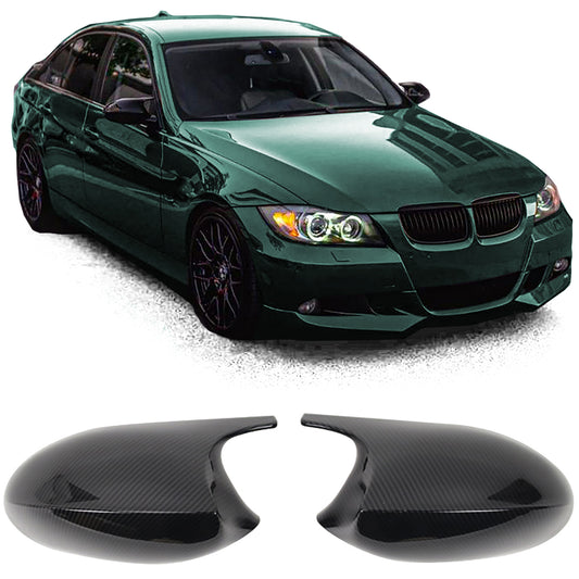 BMW E90/E91 Carbon Look Mirror Cap Set (05-08)