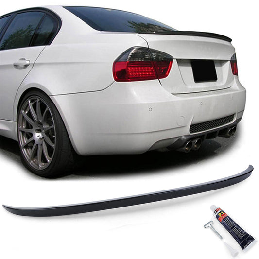 BMW E90 Rear Spoiler Gloss Black (05-11)