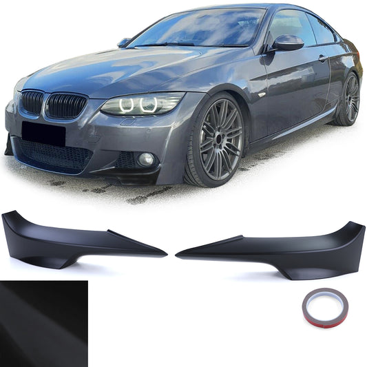 BMW E92/E93 Front M Bumper Flap Splitter Set Coupe + Cabrio (06-10)
