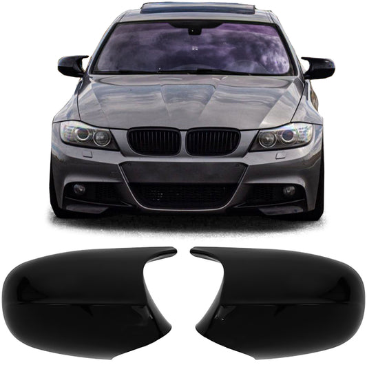 BMW E90/E91/E92/E93 Gloss Black Mirror Cap Set