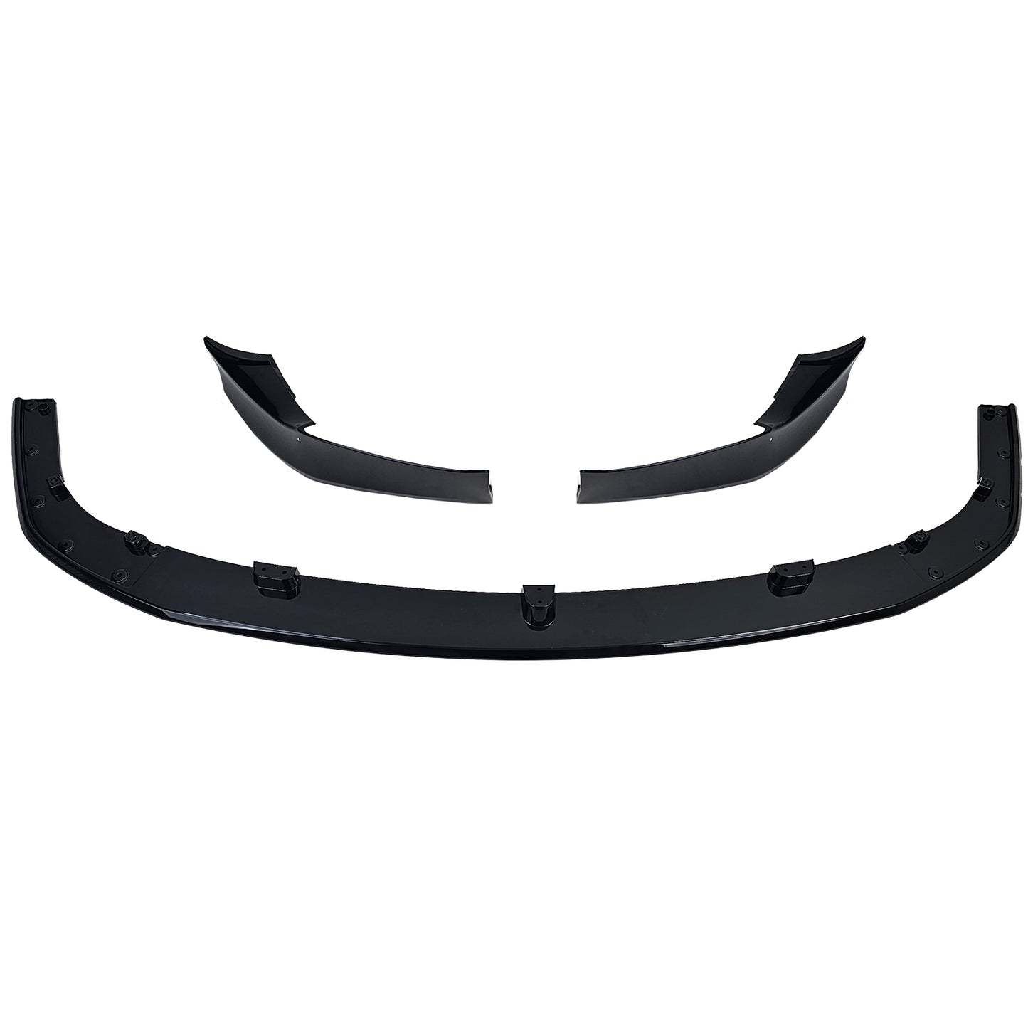 BMW E60/E61 Gloss Black Front Lip M Bumper (03-10)