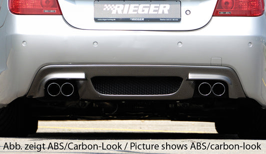 BMW E60/E61 Rear Bumper Diffuser Rieger Tuning