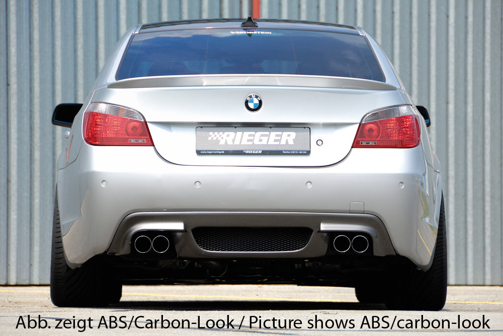 BMW E60/E61 Rear Bumper Diffuser Rieger Tuning