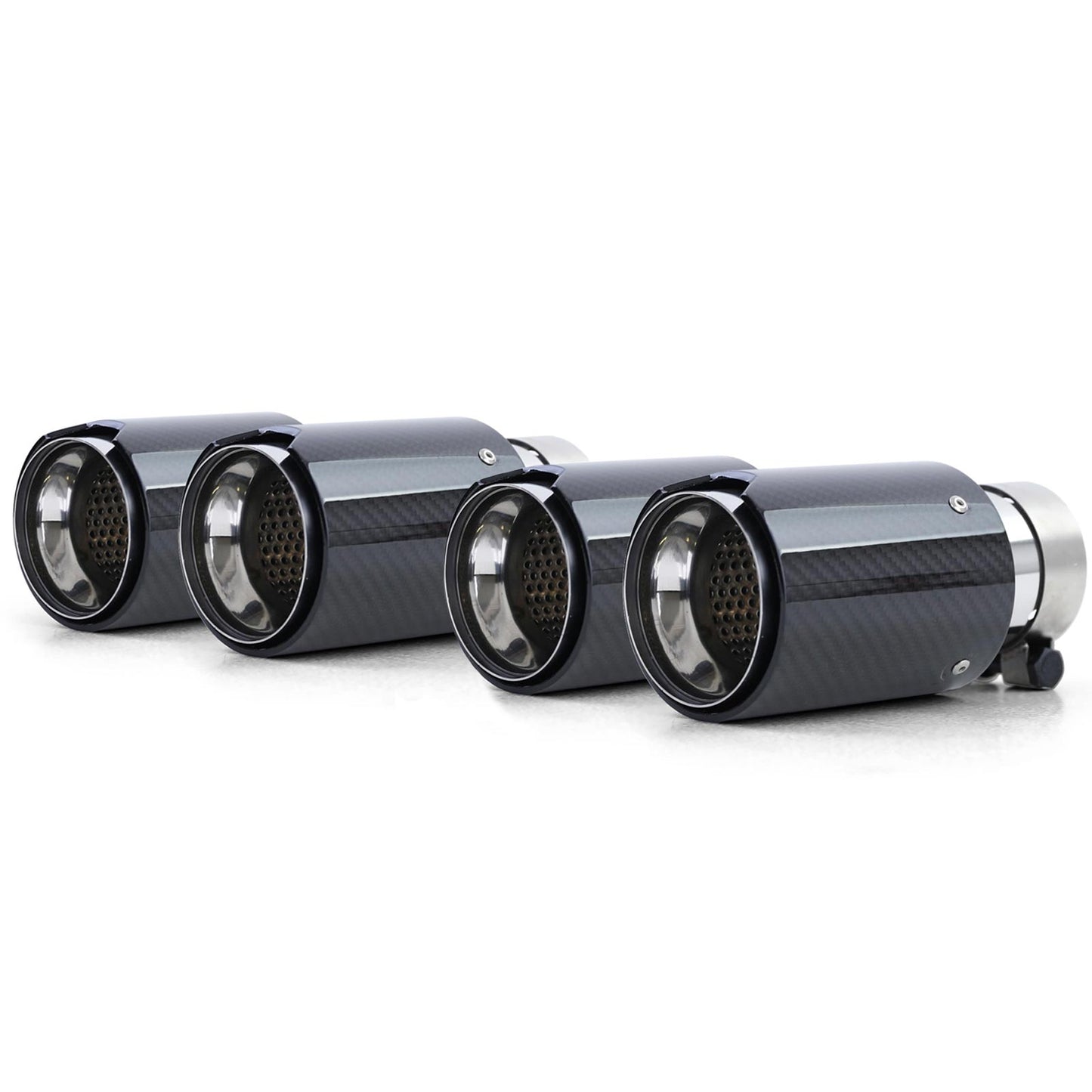 BMW E90/E91/E92/E93 Carbon Exhaust Pipe 90mm (4 Pieces)