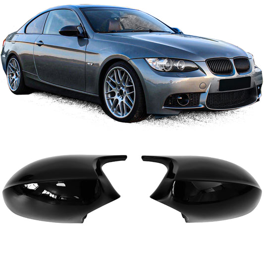 BMW E92/E93 Gloss Black Mirror Cap Set Cabrio + Coupe (06-10)