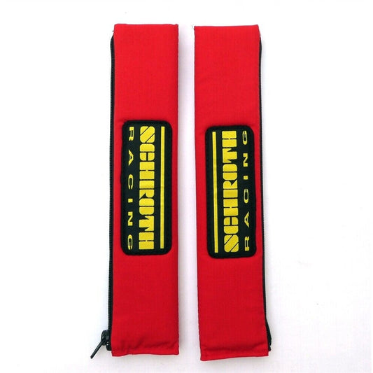 Red SCHROTH Seat Belt Pad Set