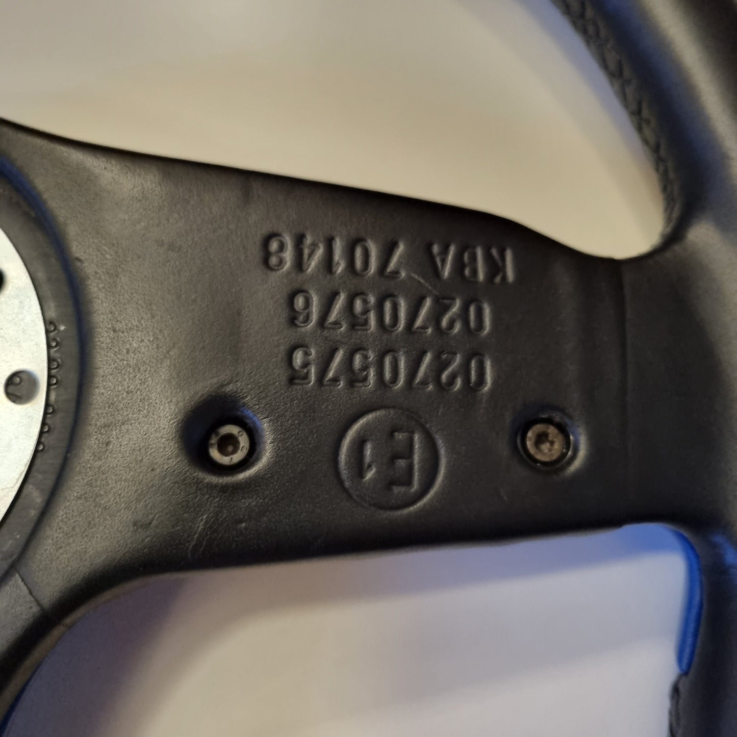 Blue BBS Designline Steering Wheel
